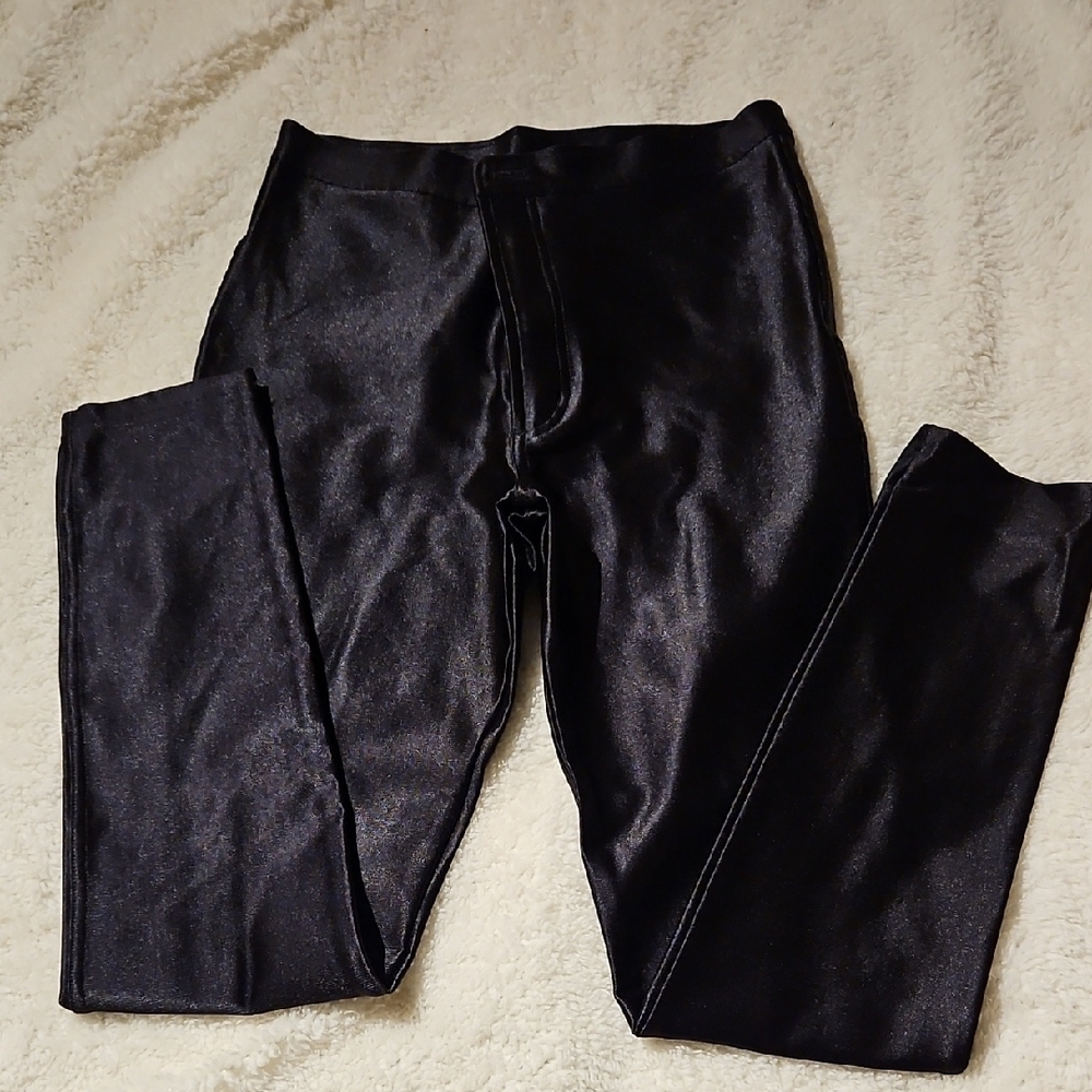 American Apparel Black Satin Pants - sz L